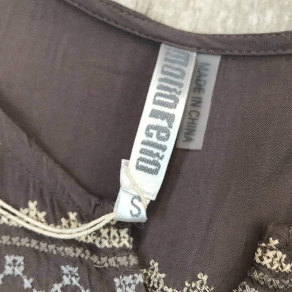 Mono Reno grey dress with beautiful embroidery szS - Picture 2 of 6